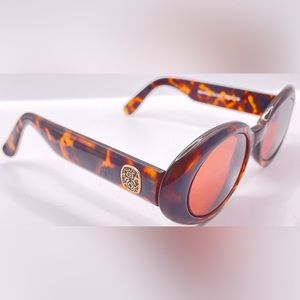 Vintage Kenmack Tackie Tortoise Oval Sunglasses Frames Only